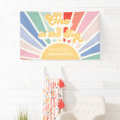 Eén op zonneschijn, één op de zondag, gedempte reg spandoek (Insitu)