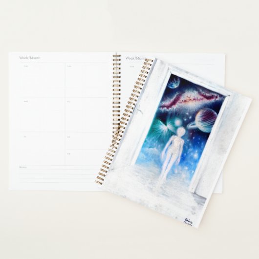 Een open deur naar het universum planner (Display)