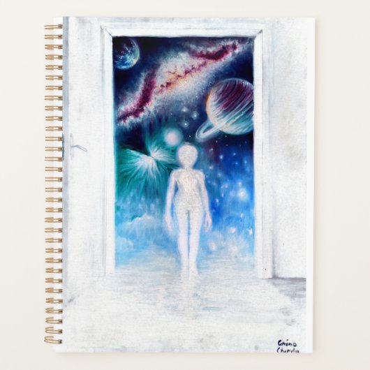 Een open deur naar het universum planner (Voorkant)