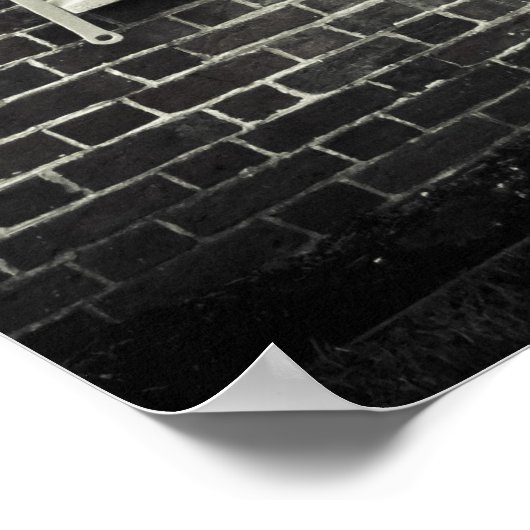 Een open venster poster (Hoek)