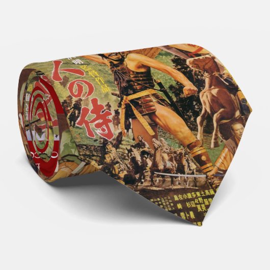 EEN OPENBAAR SAMURAI WORDEN STROPDAS (Opgerold)