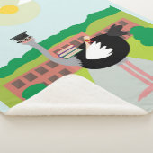 Een opgeleide struisvogel sherpa deken (3/4)