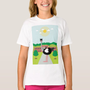 Een opgeleide struisvogel t-shirt