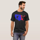 Een opgesplitste natie t-shirt (Voorkant volledig)