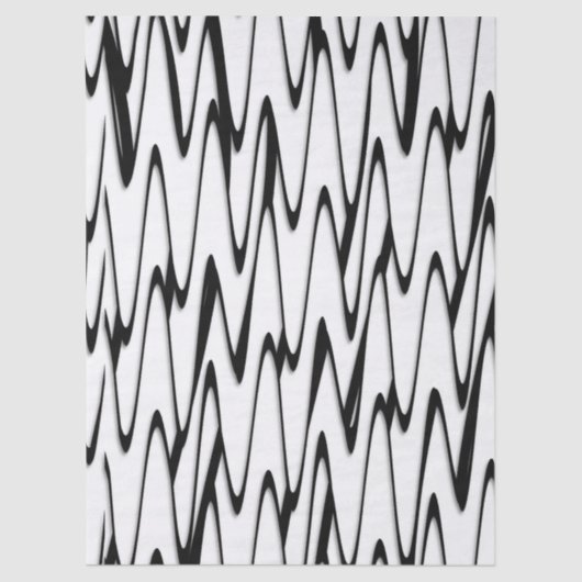 Een ophisticated Bold Modern Abstract Tissuepapier (Voorkant)