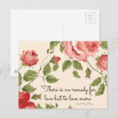 Een oplossing voor het Briefkaart van de Liefde (Voorkant / Achterkant)