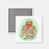 Een opmerkelijke Gentleman Magnet (Voorkant / Achterkant)