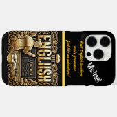 Een opmerkelijke leraar Engels eren Case-Mate iPhone Case (Achterkant (horizontaal))
