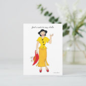 Een opmerking Hallo Briefkaart (Staand voorkant)