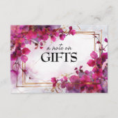 Een opmerking over Gifts Fuchsia Enchantment: Wate Informatiekaartje (Voorkant)