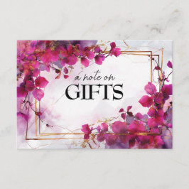 Een opmerking over Gifts Fuchsia Enchantment: Wate Informatiekaartje