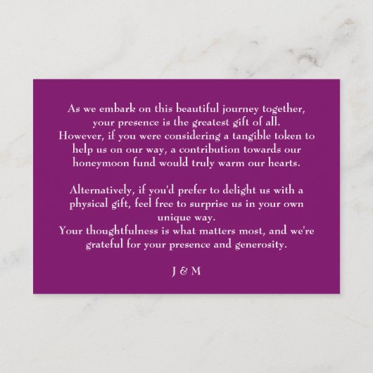 Een opmerking over Gifts Fuchsia Enchantment: Wate Informatiekaartje (Achterkant)