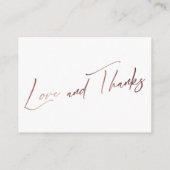 Een opmerking over Gifts Roos Gold Handwriting Wed Informatiekaartje (Achterkant)