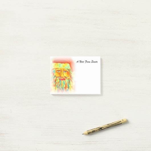 Een opmerking uit de Santa Digital Art Post-it® Notes (Op bureau)