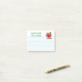 Een opmerking van beste leraar persoonlijke Apple Post-it® Notes (Op bureau)
