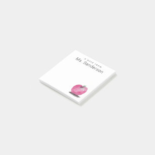 Een opmerking van Custom Teacher Name Waterverf ap Post-it® Notes