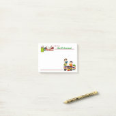 Een opmerking van de hoofdaantekeningen na de oper post-it® notes (Op bureau)