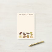 Een opmerking van gepersonaliseerde PA Dutch Amish Post-it® Notes (Op bureau)