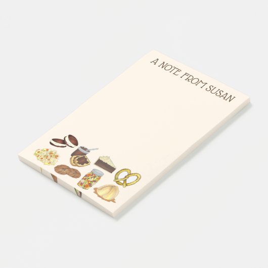 Een opmerking van gepersonaliseerde PA Dutch Amish Post-it® Notes (Schuin)