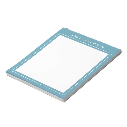 Een opmerking van het gepersonaliseerde Notitieblo Notitieblok (Linkerzijde)