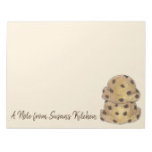 Een opmerking van... Kitchen Chocolate Chip Cookie Notitieblok (Voorkant)