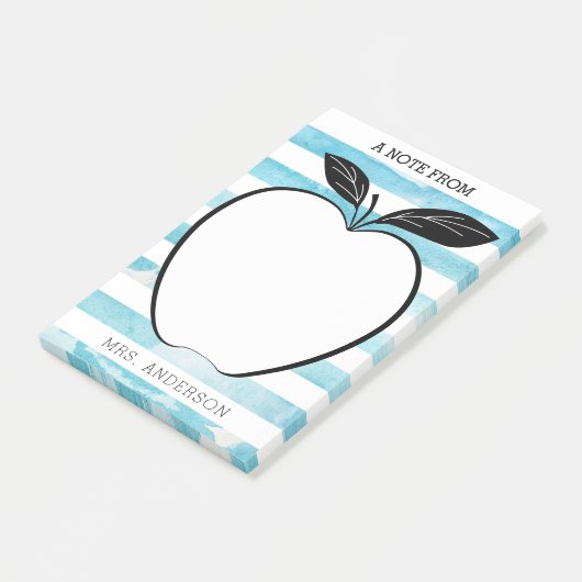 Een opmerking van leerlingenappel- en Waterverf-st Post-it® Notes (Schuin)