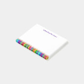 Een opmerking van leraar met gekleurde penningen P Post-it® Notes (Schuin)