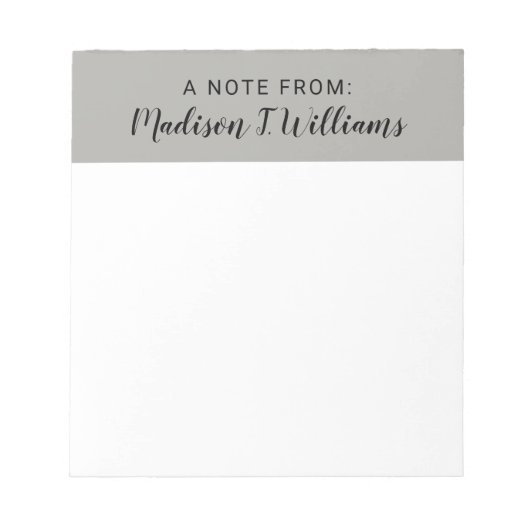 Een opmerking van notitieblok (Voorkant)