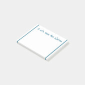 Een opmerking van Voeg de naam van de leerkracht t Post-it® Notes (Schuin)