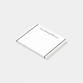 Een opmerking van Voeg de naam van de leerkracht t Post-it® Notes (Schuin)