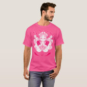 Een oprecht gebed engel roze t-shirt (Voorkant volledig)