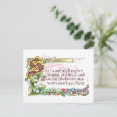 Een oprechte verjaardag briefkaart (Staand voorkant)