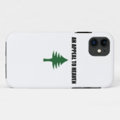 Een oproep aan de Hemelvlag, de Pine Tree Vlag Case-Mate iPhone Case (Achterkant (horizontaal))