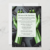 Een Oproeping van Schaduwen Heksen Halloween Feest Kaart (Voorkant)