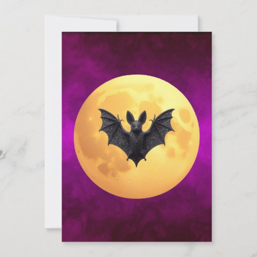 Een Oproeping van Schaduwen Heksen Halloween Feest Kaart (Achterkant)