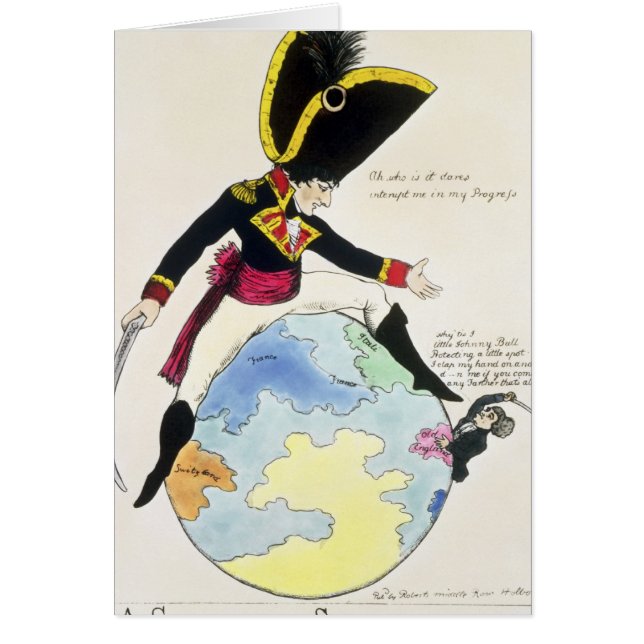 Een opslag op een Stride over het Wereldbol, 1803 (Voorkant)