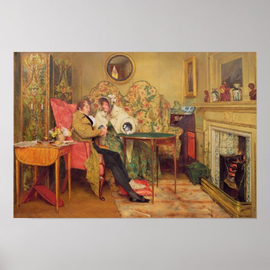 Een opvallende bezoeker poster (Voorkant)