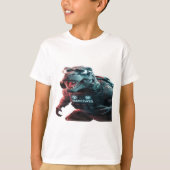 Een opvallende foto van een dreigende T-Rex, showc T-shirt (Voorkant)