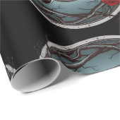 Een opvallende illustratie van een panter cadeaupapier (Rol Hoek)