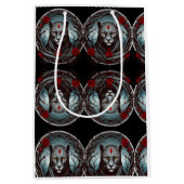 Een opvallende illustratie van een panter medium cadeauzakje (Voorkant)