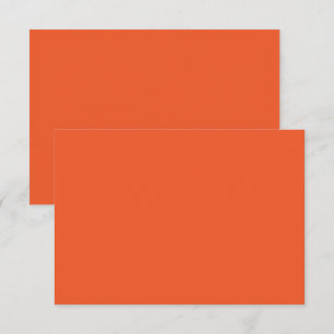Een oranje achtergrond met een bedankkaart