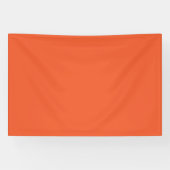 Een oranje achtergrond met een spandoek (Horizontaal)