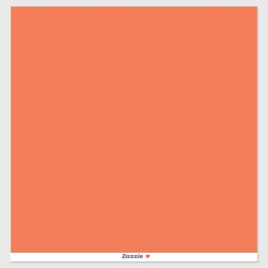 Een oranje achtergrond met een sticker (Vel)