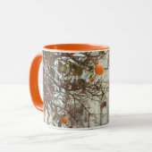 Een Oranje boom in een Romantische oude stad Mok (Voorkant links)