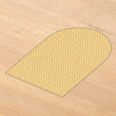 Een oranje en gele achtergrond met cirkels acryl uitnodigingen (Laagn)