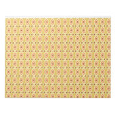 Een oranje en gele achtergrond met cirkels notitieblok (Voorkant)