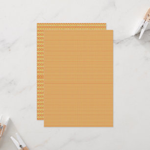 een oranje en gele achtergrond met kleine stippen kaart