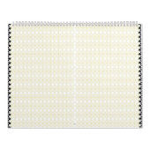 Een oranje en gele achtergrond met kleine stippen kalender (Hoes)