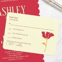 Een Oranje en rode bruiloft