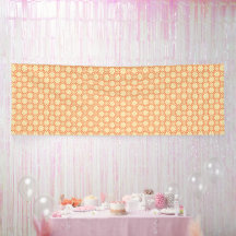 Een oranje en witte achtergrond met kleine vierkan